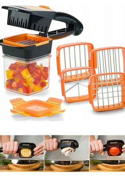 5 Başlıklı Güçlü Kesici, Yeni Nesil Çok Amaçlı Doğrayıcı Siyah fiyatları