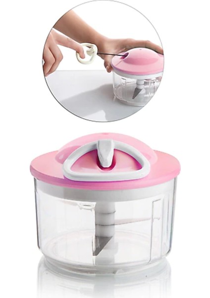 Ipli Çekmeli 3 Bıçaklı El Rondo, Renkli, Pratik ve Çok Fonksiyonlu Kullanım modelleri