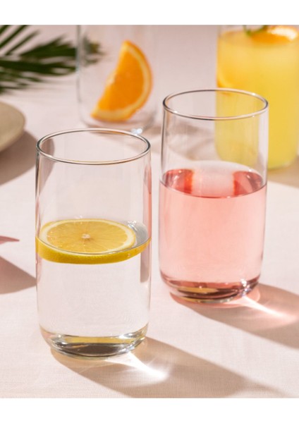 Beyaz 4'lü Meşrubat Bardağı Seti, Şık ve Kullanışlı Ev Dekoru Için Ideal