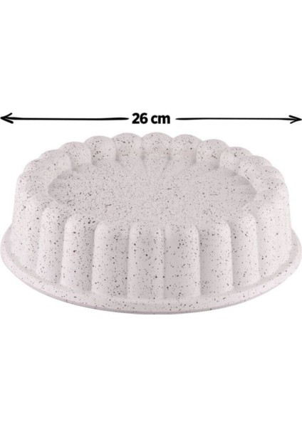 Beyaz Granit Döküm Tart Kalıbı 26 Cm, Dayanıklı ve Şık Tasarım fiyatları