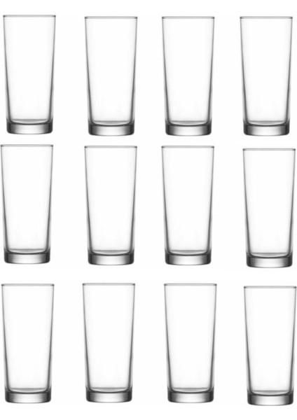 Beyaz 12'li Limonata ve Rakı Bardağı Seti, Şık ve Dayanıklı Tasarım