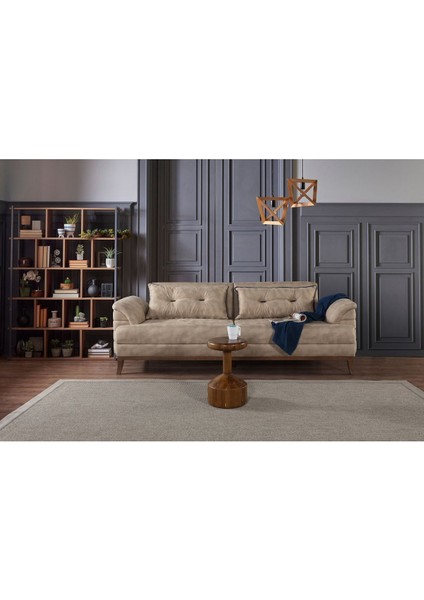 Didar Üçlü Yataklı Kanepe Bora Krem fiyatları