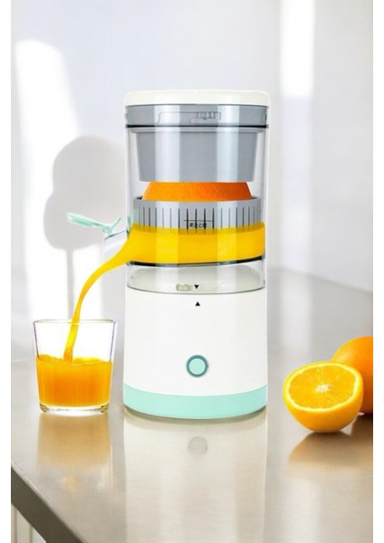 Renkli USB Şarjlı Taşınabilir Çift Bıçaklı Meyve Sıkacağı modelleri