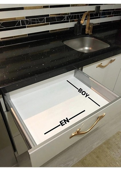 Gri Renk Çekmece Içi Kaşıklık ve Kepçelik, 49X49 Cm, 43X40 Cm'ye Kadar Kesilebilir fırsatları