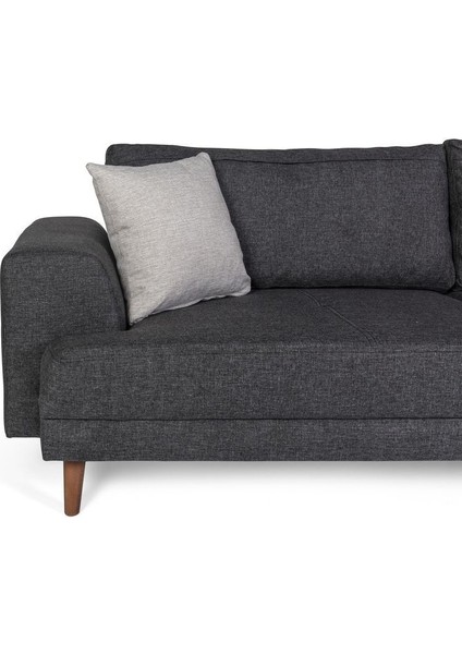 Bisno Yataklı Kanepe Keten Antrasit fırsatları