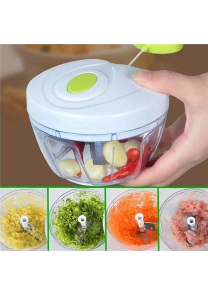 3 Bıçaklı Renkli El Rondo Doğrayıcı, Çok Amaçlı ve Kullanışlı fiyatları