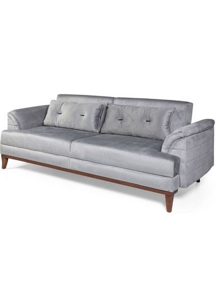 Didar Üçlü Yataklı Kanepe Babyface Açık Gri fiyatları