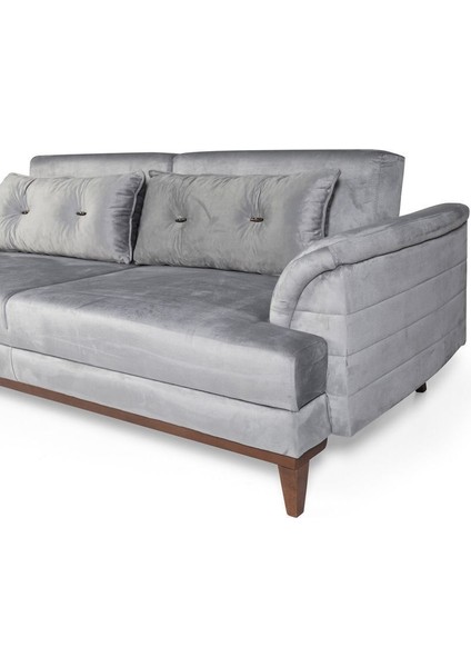 Didar Üçlü Yataklı Kanepe Babyface Açık Gri fırsatları