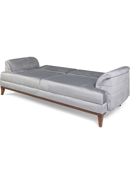 Didar Üçlü Yataklı Kanepe Babyface Açık Gri indirimleri