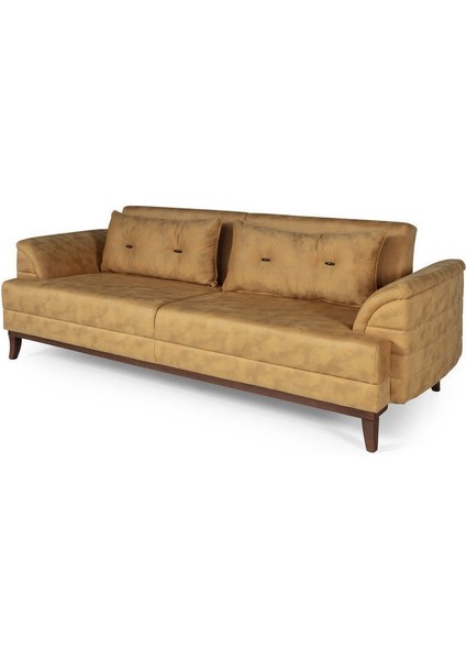 Didar Üçlü Yataklı Kanepe Bora Hardal fiyatları