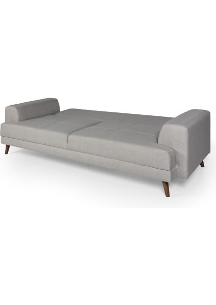 Bisno Yataklı Kanepe Keten Krem