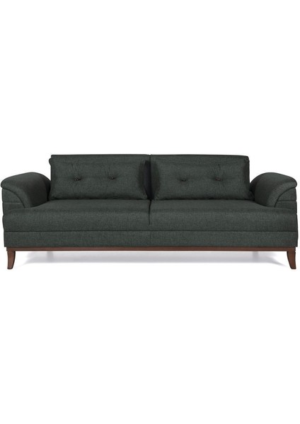 Didar Üçlü Yataklı Kanepe Keten Yeşil indirimleri