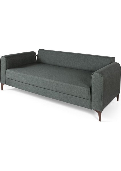 Natinna Yataklı Sandıklı Üçlü Kanepe Yeşil fırsatları