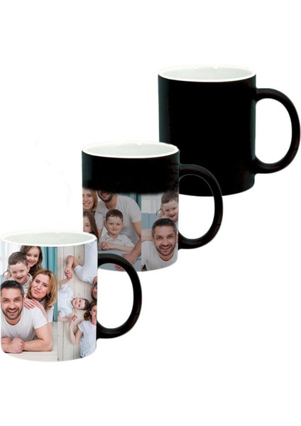 Kişiye Özel Resimli Sihirli Siyah Kupa, Sipariş Sonrası Soru Ekleyin fiyatları