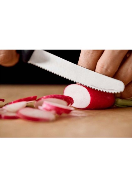 11CM Siyah Domates ve Sofra Bıçağı, Dayanıklı ve Şık Tasarım fırsatları