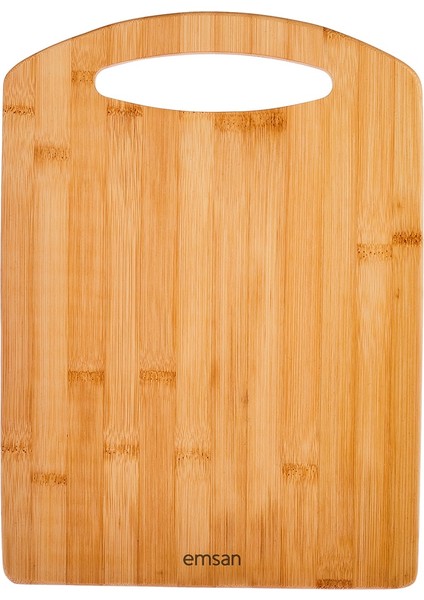 Kahverengi 2'li Bambu Kesme Tahtası, Şık ve Doğal Mutfak Aksesuarı