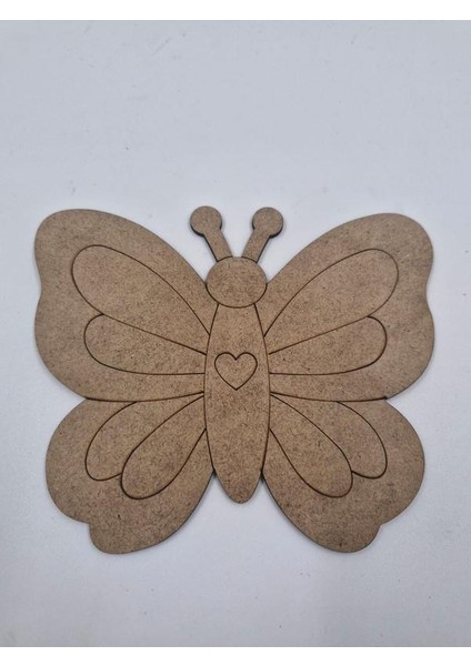 5 Adet Sevimli Ahşap Boyama Okul Diy Etkinlik Aktivite Sanat 15 cm x 12 cm