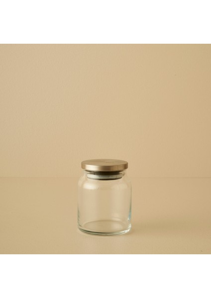 Turuncu Metal Kapaklı 290 cc Kavanoz, Şık ve Kullanışlı Saklama Kabı