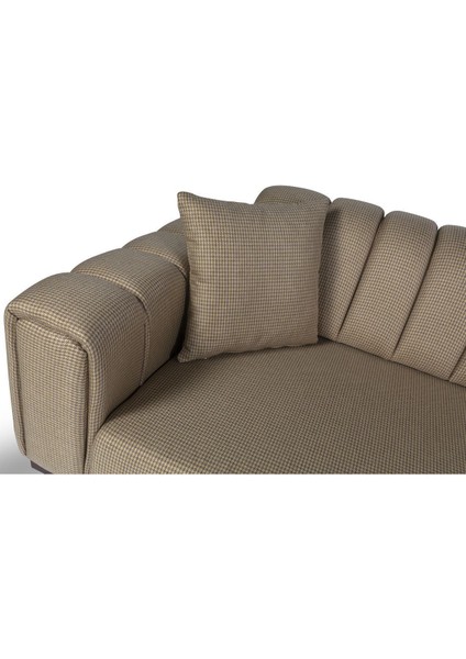 Ralve Yataklı Kanepe Keten Hardal Kazayağı modelleri