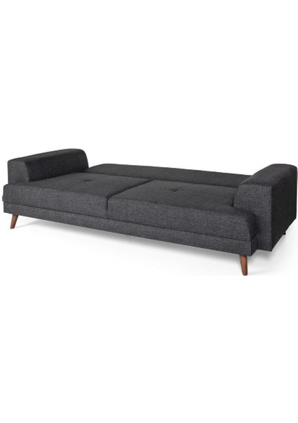 Bisno Yataklı Kanepe Keten Antrasit indirimleri