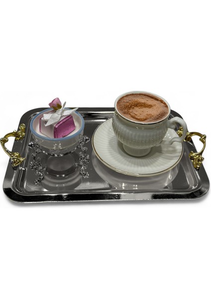 6'lı Ayaklı Porselen Lükümlük Takımı, Şık ve Kullanışlı Tasarım indirimleri