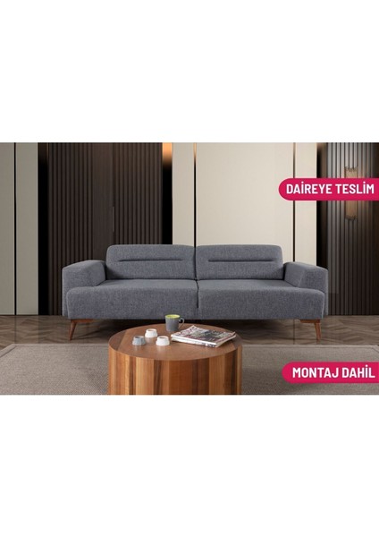 Selty Yataklı Kanepe Gri