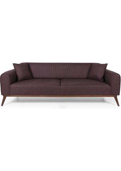 Canes Yataklı Kanepe Keten Bordo Kazayağı fiyatları