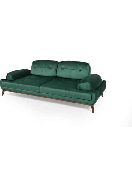 Elsan Üçlü Koltuk Babyface Yeşil