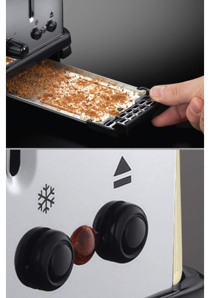 Krem Renkli 2 Dilim Ekmek Kızartma Makinesi, Pratik ve Şık Tasarım fırsatları