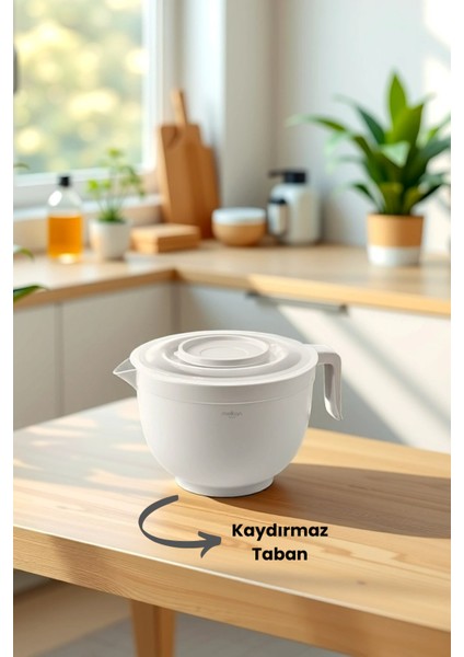 Kapaklı, Süzgeçli Büyük Boy Yuvarlak Kase Seti, Mutfak Ihtiyaçlarınız Için Ideal fırsatları