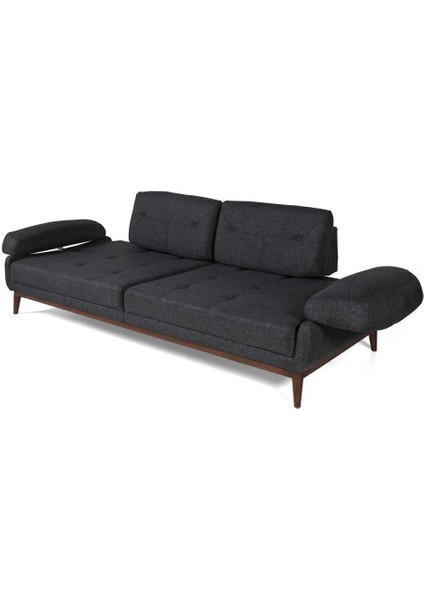 Elsan Üçlü Koltuk Keten Antrasit indirimleri