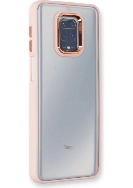 Xiaomi Redmi Note 9 Pro Kılıf Dora Kapak - Pudra
