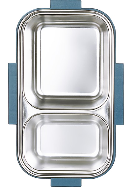 Lacivert Çift Katlı Paslanmaz Çelik Beslenme Kabı 850 ml modelleri