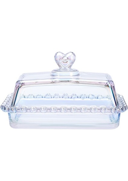 Turuncu Cam Şekerlik, Tereyağlık ve Peynirlik, 17 Cm, Şık ve Kullanışlı Tasarım indirimleri