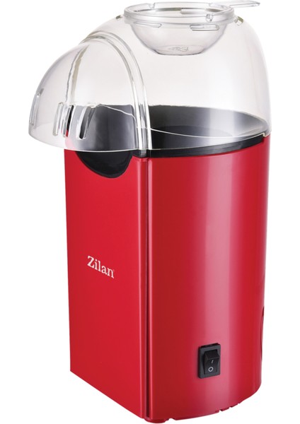 Kırmızı Patlamış Mısır Makinesi 1200W Yağsız ve Sağlıklı Pişirme indirimleri
