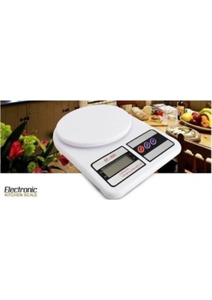 10KG Dijital Hassas Mutfak Tartısı, LCD Ekran, Beyaz Renk modelleri