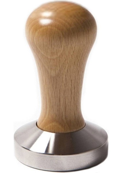 Paslanmaz Inox Ahşap Saplı 51 mm Kahve Espresso Tamper Barista Ekipmanı modelleri