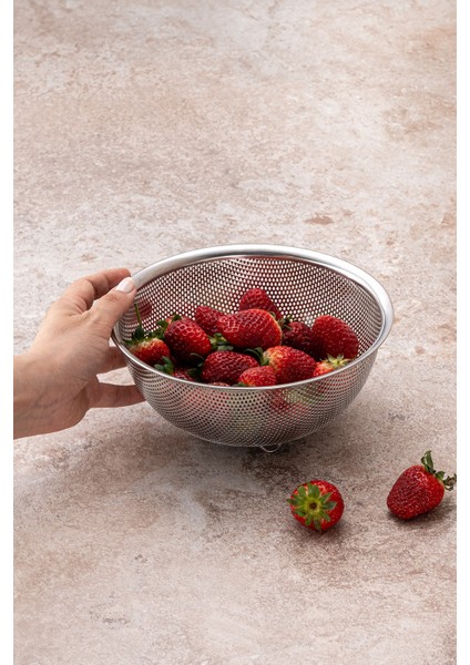 Çelik Süzgeç Orta 22,5 Cm, Dayanıklı ve Şık Mutfak Gereçleri modelleri