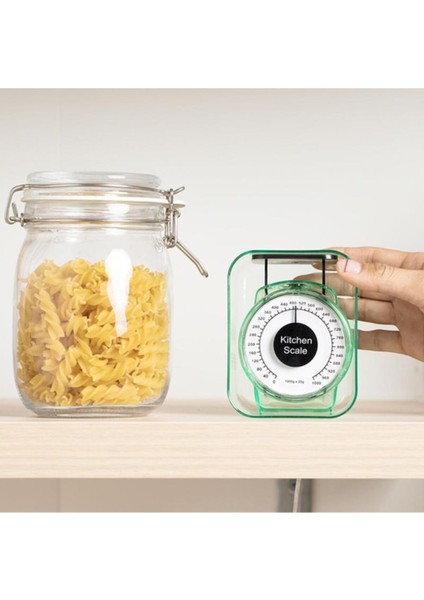Seffaf 1 kg Hassas Mekanik Mutfak Tartısı, Gıda ve Litre Ölçer Terazi fırsatları