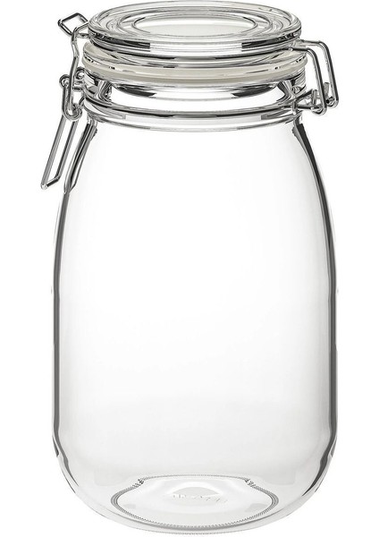 Kapaqlı 1,8 Lt Kahverengi Cam Kavanoz, Şık ve Kullanışlı Mutfak Gereçleri