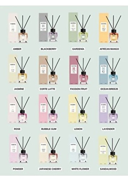 Çubuklu Oda Kokusu Sandal Ağacı 100 ml Şık Kare Şişe ile Ferahlatıcı Etki indirimleri