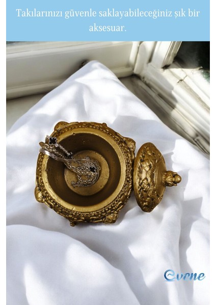 Şık Takı ve Makyaj Düzenleyici, Altın Eskitme Renk, Pratik ve Estetik Tasarım modelleri