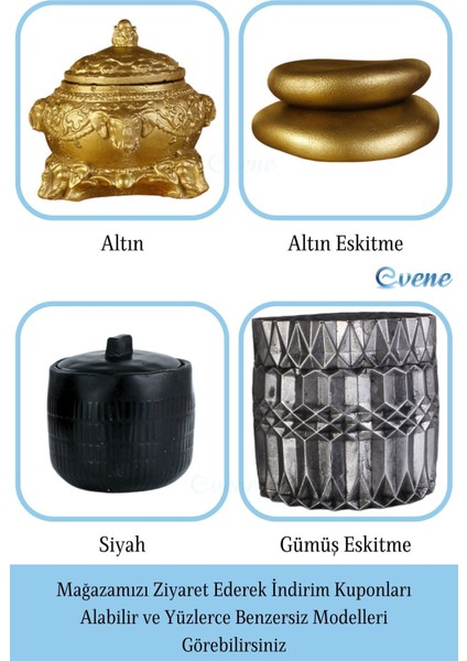 Şık Takı ve Makyaj Düzenleyici, Altın Eskitme Renk, Pratik ve Estetik Tasarım