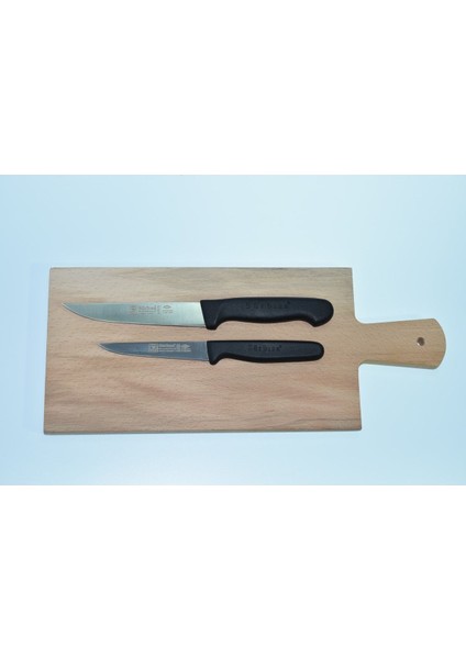 Ikili Mutfak Bıçağı Seti 9,5 cm ve 12,5 Cm, Kaliteli ve Dayanıklı Tasarım