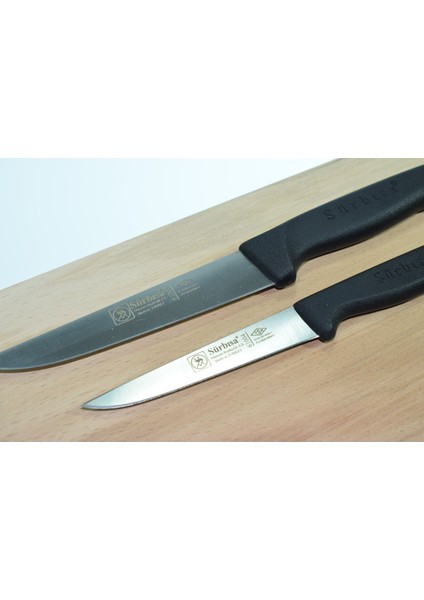 Ikili Mutfak Bıçağı Seti 9,5 cm ve 12,5 Cm, Kaliteli ve Dayanıklı Tasarım modelleri