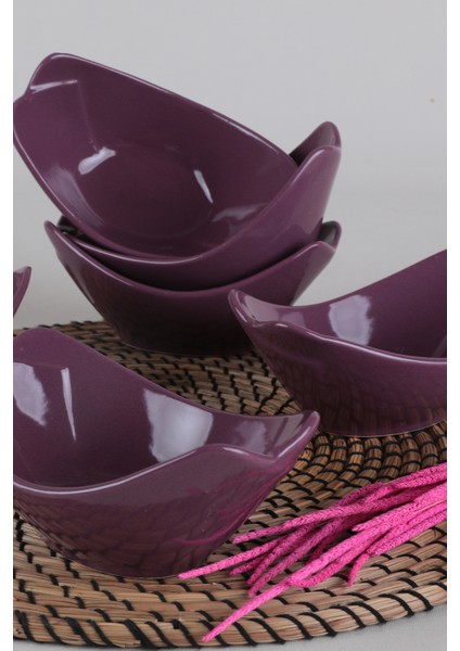 Mor Sera Çerezlik ve Sosluk Seti, 16 Cm, 6'lı Paket modelleri