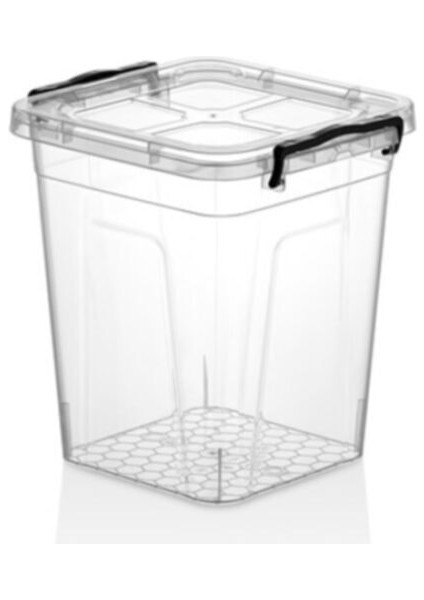 3 No Derin Saklama Kabı, 10 Lt, Turuncu, Pratik ve Dayanıklı Depolama Çözümü