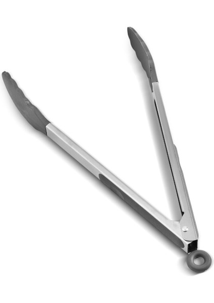 Geniş Silikon Maşa 30 Cm, Dayanıklı ve Kullanışlı Mutfak Gereci