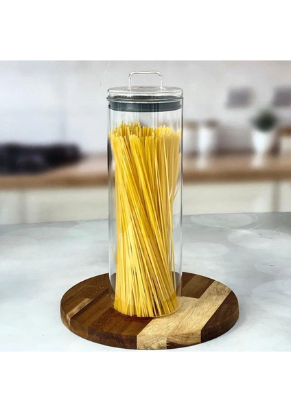 Turuncu 2000 ml Borosilikat Cam Kavanoz, Şık ve Dayanıklı Saklama Çözümü fiyatları