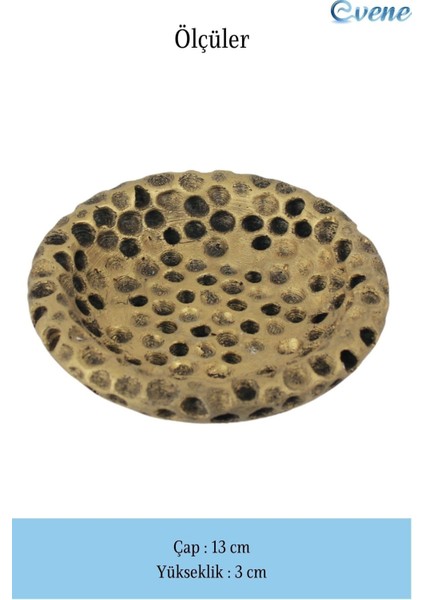 Altın Eskitme Dekoratif Kase Yüzük ve Kolye Saklama Tabağı Takı Organizer fiyatları